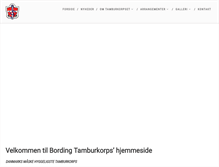 Tablet Screenshot of bordingtbk.dk